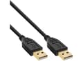 Miniatyrbild 5 av 5: InLine 34318S, 2 m, USB A, USB A, USB 2.0, hane/kvinna, svart