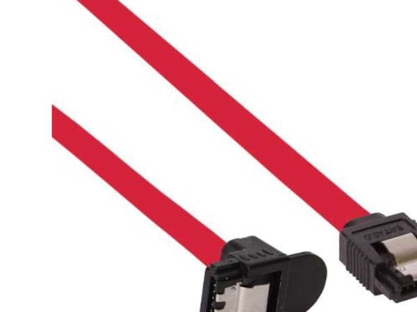 InLine 27305W, 0,5 m, SATA I, Punainen