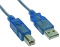 Miniatyrbilde 1 av 3: InLine 34535B, 3 m, USB A, USB B, Hankjønn/hankjønn, 0,48 Gbit/s, Blå