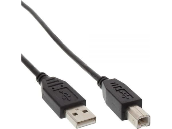 InLine 34555X, 5 m, USB A, USB B, Hane/Hane, 0,48 Gbit/s, Svart