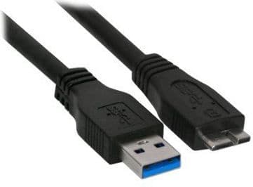 InLine 4043718153794, 1,5 m, USB A, Micro-USB B, USB 3.2 Gen 1 (3.1 Gen 1), 5000 Mbit/s, Musta