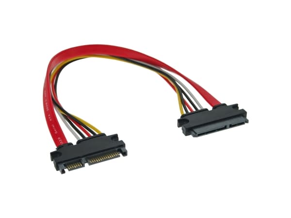 InLine 29652B, 0,5 m, SATA III, Hane/Hona, Multifärg