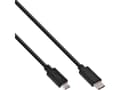 Miniatyrbild 2 av 5: InLine 35742, 2 m, USB C, Micro-USB B, USB 2.0, Hane/Hane, Svart