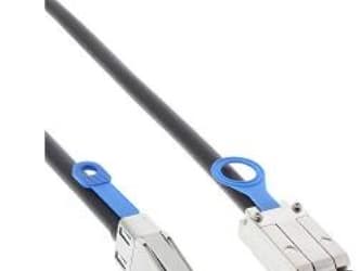 InLine 1m, SFF-8644 - SFF-8088, 1 m, SFF-8088, SFF-8088, hane/hona, svart