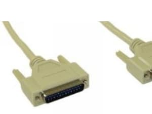 InLine 11119M, Beige, 10 m, DB25M
