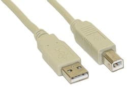 InLine 34535L, 3 m, USB A, USB B, Hane/Hane, 0,48 Gbit/s, Beige