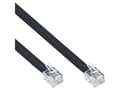Miniatyrbild 2 av 3: InLine® modulär kabel RJ12, plugg / plugg, 6-trådig, 6P6C, 1m
