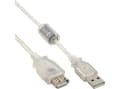 Miniatyrbilde 3 av 3: InLine 4043718038640, 0,5 m, USB A, USB A, USB 2.0, Hankjønn/hunkjønn, Gjennomsiktig