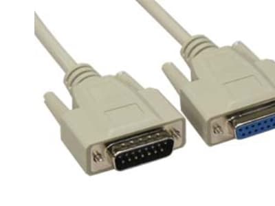 InLine 17749, Beige, 10 m, VGA (D-Sub), uros-/naarasliitin