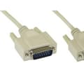 Miniatyrbilde 1 av 4: InLine 17740, Beige, DB15, 2 m, VGA (D-Sub), Hankjønn/hunkjønn