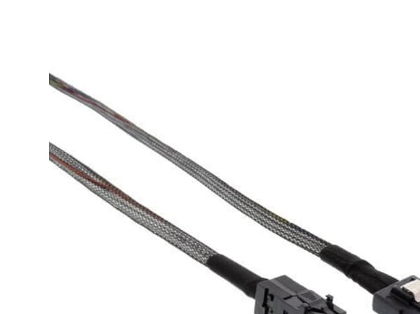 InLine 27628B, 1 m, SFF-8087, SFF-8087, Hankjønn/hankjønn, Sort