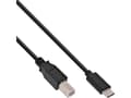 Miniatyrbild 2 av 5: InLine 35765, 5 m, USB C, USB B, USB 2.0, hane/kvinna, svart