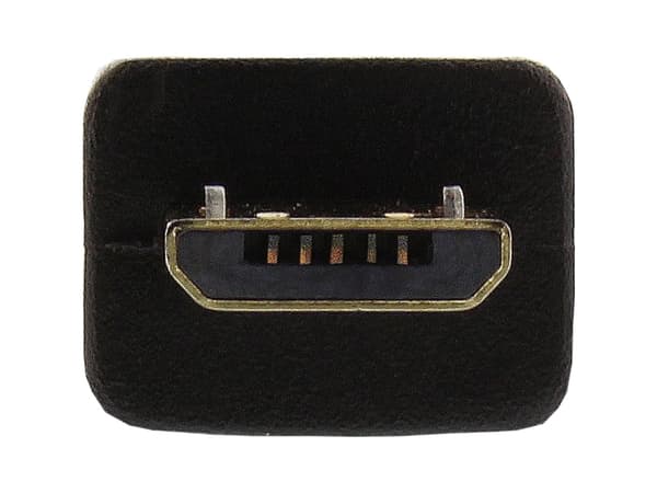 InLine 31703P, 0,3 m, USB A, Micro-USB B, USB 2.0, Sort