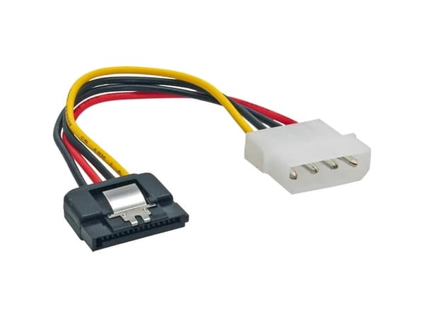 InLine 29670D, 0,3 m, SATA I, SATA 15-pin, Molex (4-pin), Hane/Hane, Multifärg