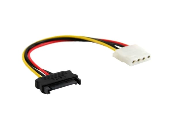 InLine 29669A, 0,3 m, SATA I, SATA 15-pin, Hankjønn/hunkjønn, Flerfarget, Rett