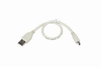 Gembird CCP-USB2-AM5P-1 - USB-kaapeli - mini-USB tyyppi B (uros) - USB (uros) - 30 cm - muotoiltu - musta