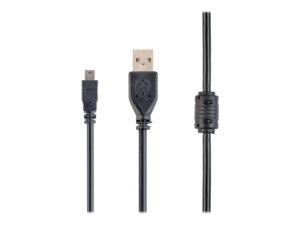 Gembird CCF-USB2-AM5P-6 - USB-kaapeli - mini-USB tyyppi B (uros) - USB (uros) - 1,8 m - muotoiltu - musta