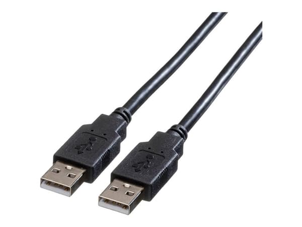 Roline - USB-kabel - USB (hann) til USB (hann) - USB 2.0 - 4.5 m - svart