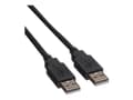 Miniatyrbilde 4 av 5: Roline - USB-kabel - USB (hann) til USB (hann) - USB 2.0 - 3 m - svart
