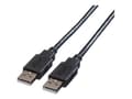 Miniatyrbilde 5 av 5: Roline - USB-kabel - USB (hann) til USB (hann) - USB 2.0 - 3 m - svart