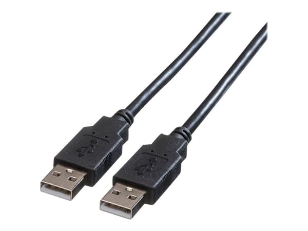 Roline - USB-kabel - USB (hann) til USB (hann) - USB 2.0 - 3 m - svart