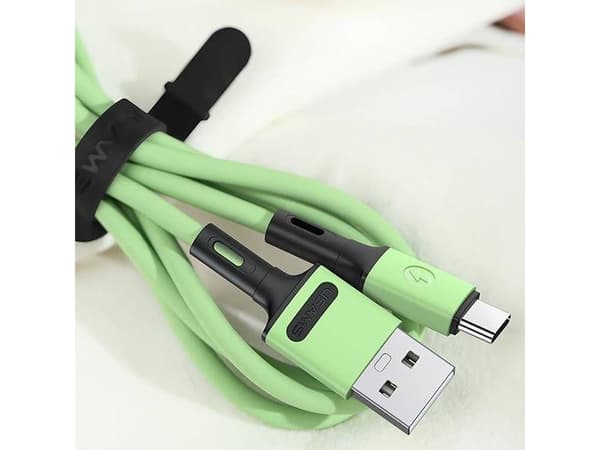 Usams USB-A - USB-C USB-kabel 1 m lilla (69874-uniw)