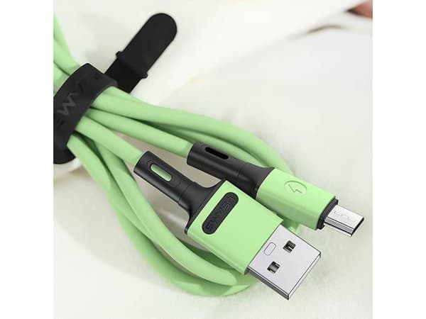 Kabel USB Usams USB-A - microUSB 1 m Zielony (69871-uniw)