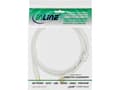 Miniatyrbild 3 av 5: InLine 34555W, 5 m, USB A, USB B, hane/hona, vit