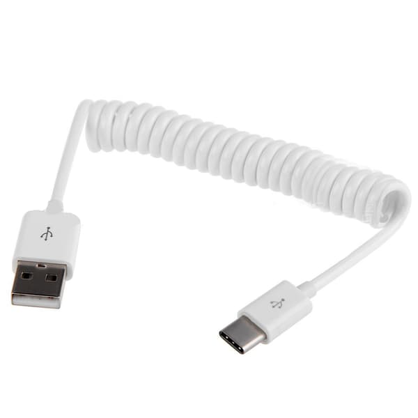 Praktiskt USB till Type-C Fjäder Laddningskabel