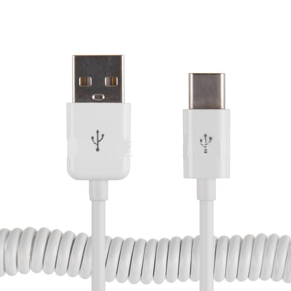 Praktiskt USB till Type-C Fjäder Laddningskabel