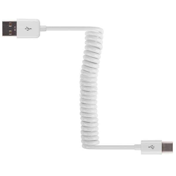 Praktiskt USB till Type-C Fjäder Laddningskabel