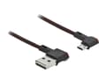 Miniatyrbilde 3 av 4: Delock Easy - USB-kabel - USB (hann) venstre/høyre-vinklet, reversibel til Micro-USB type B (hann) venstre/høyre-vinklet, reversibel - USB 2.0 - 2 m