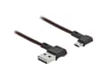 Miniatyrbilde 4 av 4: Delock Easy - USB-kabel - USB (hann) venstre/høyre-vinklet, reversibel til Micro-USB type B (hann) venstre/høyre-vinklet, reversibel - USB 2.0 - 2 m