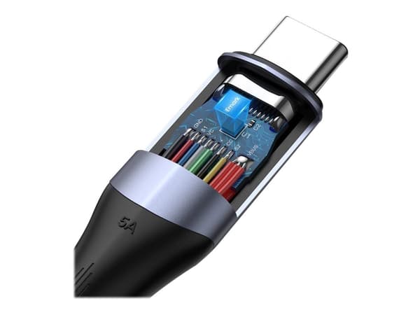 Ugreen - USB-kabel - 24 pin USB-C (hane) till 24 pin USB-C (hane) - USB 3.1 Gen 2 - 20 V - 5 A - 1 m - USB-strömförsörjning (100W), 4K60Hz (3840 x 21