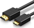 Miniatyrbild 1 av 4: Ugreen cable Mini HDMI - HDMI cable UGREEN HD108 1.5m (black)