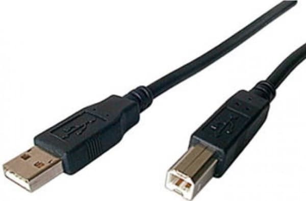 Sharkoon - USB-kabel - USB typ B (hane) till USB (hane) - USB 2.0 - 2 m - svart