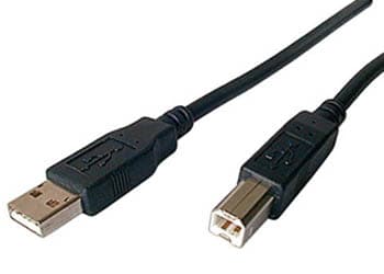 Sharkoon - USB-kabel - USB typ B (hane) till USB (hane) - USB 2.0 - 2 m - svart