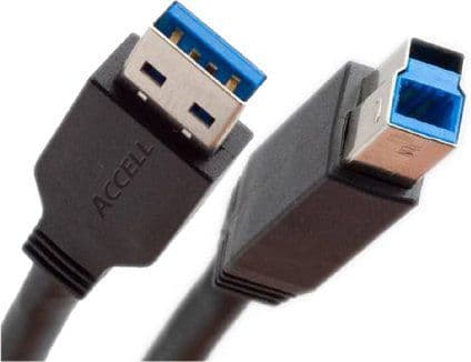 InLine USB A - USB B M-M 5m, 5 m, USB A, USB B, USB 3.2 Gen 1 (3.1 Gen 1), Hane/Hane, Svart
