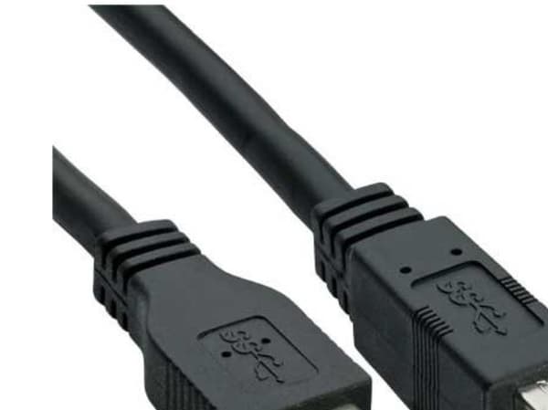 InLine USB A - USB B M-M 5m, 5 m, USB A, USB B, USB 3.2 Gen 1 (3.1 Gen 1), Hane/Hane, Svart