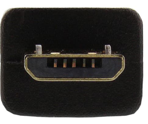 InLine 32750P, 5 m, Micro-USB B, Micro-USB B, USB 2.0, Hane/Hona, Svart