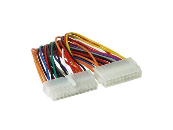 Akyga AK-CA-66 - Strømkabel - 24-pins ATX (hunn) til 20-pin ATX (hann) - 15 cm