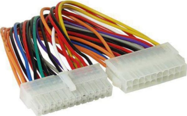 Akyga AK-CA-66 - Strømkabel - 24-pins ATX (hunn) til 20-pin ATX (hann) - 15 cm