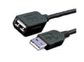 Miniatyrbild 1 av 2: MediaRange MRCS154, 1,8 m, USB A, USB A, USB 2.0, Hane/Hona, Svart