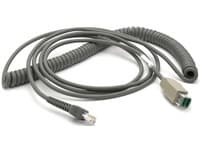 Zebra - USB-kabel - 4.6 m - rullet sammen - for Symbol LS3408, LS3478, LS9208; Cyclone M2007; Digital Scanner DS 66XX, DS3478, DS6707