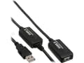 Miniatyrbild 4 av 4: InLine 34614I, 25 m, USB A, USB A, USB 2.0, Hane/Hona, Svart