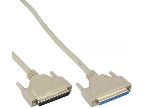 InLine 37537, Beige, 2 m, DB37 M, DB37 F