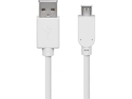 Goobay 96193, 1 m, USB A, Micro-USB B, USB 2.0, 0,48 Gbit/sek, Vit