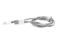 Pikkukuva 2 / 5: Verbatim 48872, 1 m, Lightning, USB A, Uros, Uros, Ruostumaton teräs, Valkoinen