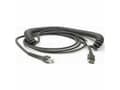 Miniatyrbild 2 av 3: Datalogic CAB-424E - USB-kabel - USB (hane) - 2 m - lindad