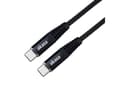 Pikkukuva 1 / 4: Akasa USB Type C - USB Type C 100W PD -latauskaapeli - musta